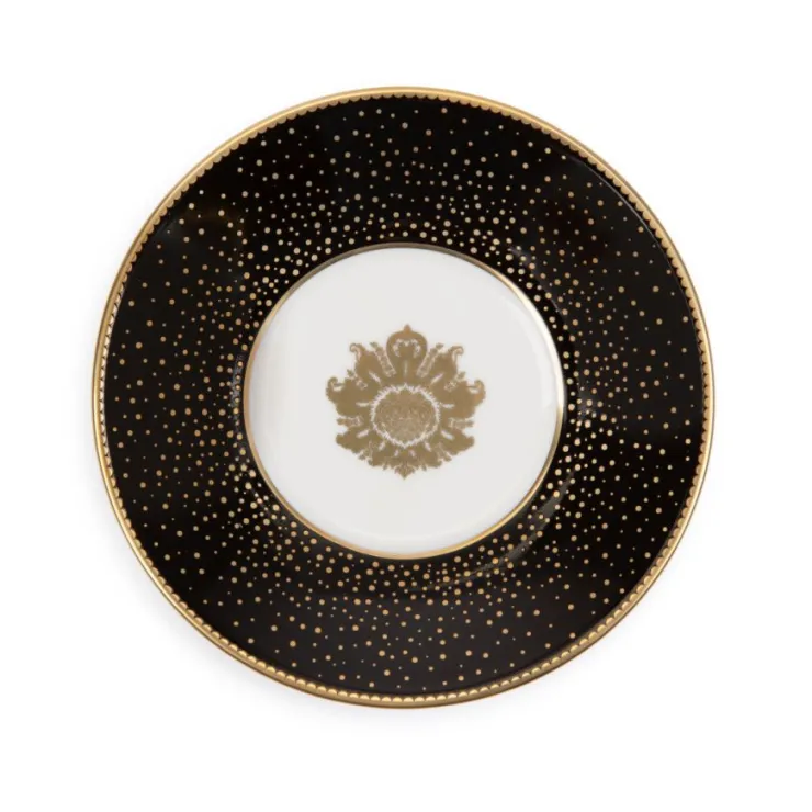 acanthus_black_coffee_cup_and_saucer_3.webp Hot Acanthus Black Coffee Cup And Saucer Cups & Saucers