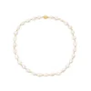 Clearance Baroque Pearl And Gold Bead Necklace Necklaces