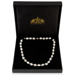 Clearance Baroque Pearl And Gold Bead Necklace Necklaces