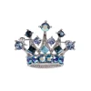 Discount Blue And Silver Crown Brooch Brooches