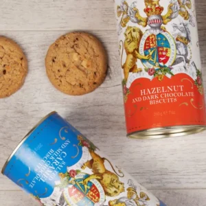 Clearance Buckingham Palace Hazelnut And Chocolate Chip Biscuit Tube Biscuits