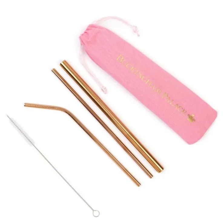 buckingham_palace_reusable_metal_straws_in_pink_bag_0.webp Outlet Buckingham Palace Reusable Metal Straws In Pink Bag Picnics