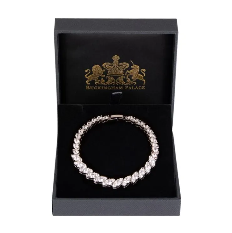 buckingham_palace_slim_oval_crystal_bracelet_1.webp Clearance Buckingham Palace Slim Oval Crystal Bracelet Bracelets