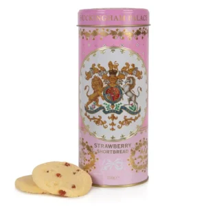 Shop Buckingham Palace Strawberry And Clotted Cream Shortbread Biscuit Tin Biscuits