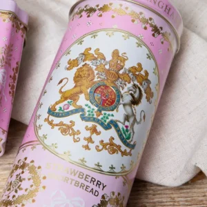 Shop Buckingham Palace Strawberry And Clotted Cream Shortbread Biscuit Tin Biscuits