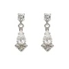 Discount Crystal Decagon Earrings Earrings
