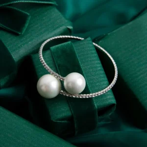 New Double Pearl Crystal Bracelet Bracelets