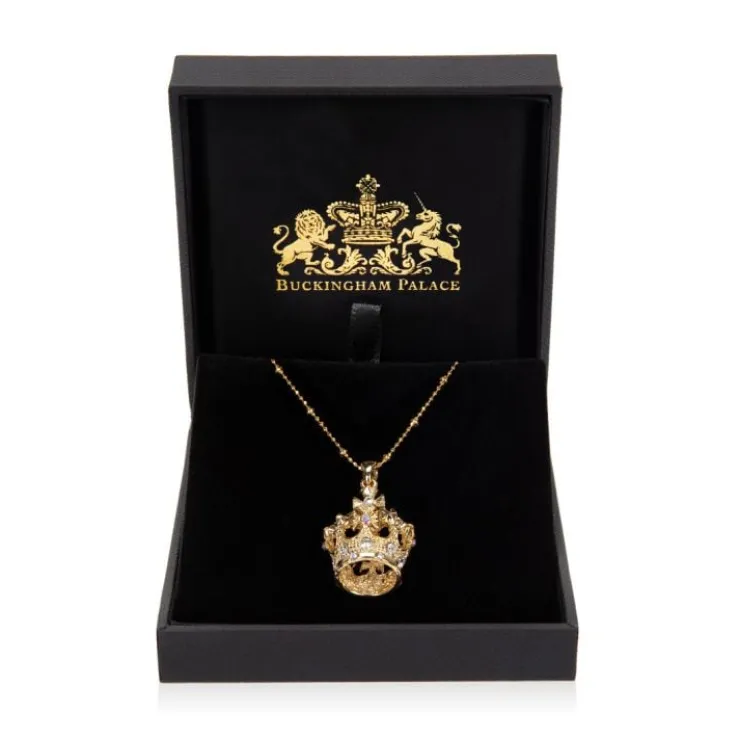 gold_crown_necklace_2.webp Fashion Gold Crown Necklace Necklaces