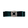 Fashion Green Velvet Bow Hairclip Hair Accessories