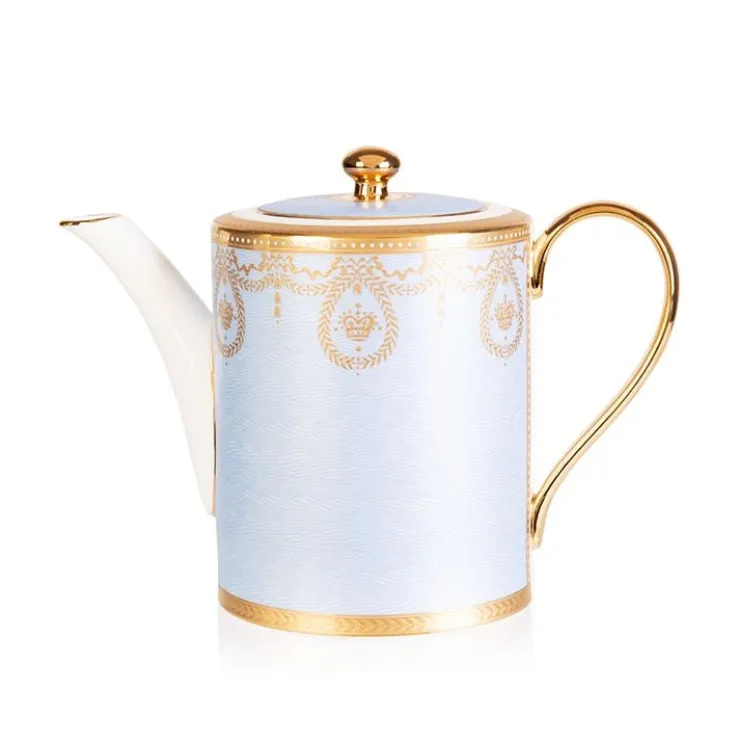 imperial_russian_blue_coffee_pot_0.webp Best Sale Imperial Russian Blue Coffee Pot Afternoon Tea