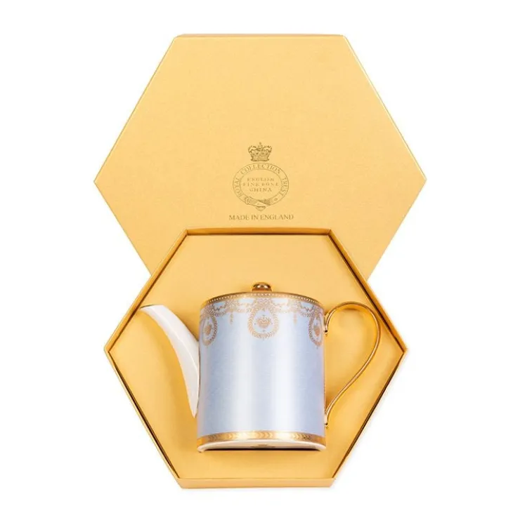 imperial_russian_blue_coffee_pot_1.webp Best Sale Imperial Russian Blue Coffee Pot Afternoon Tea