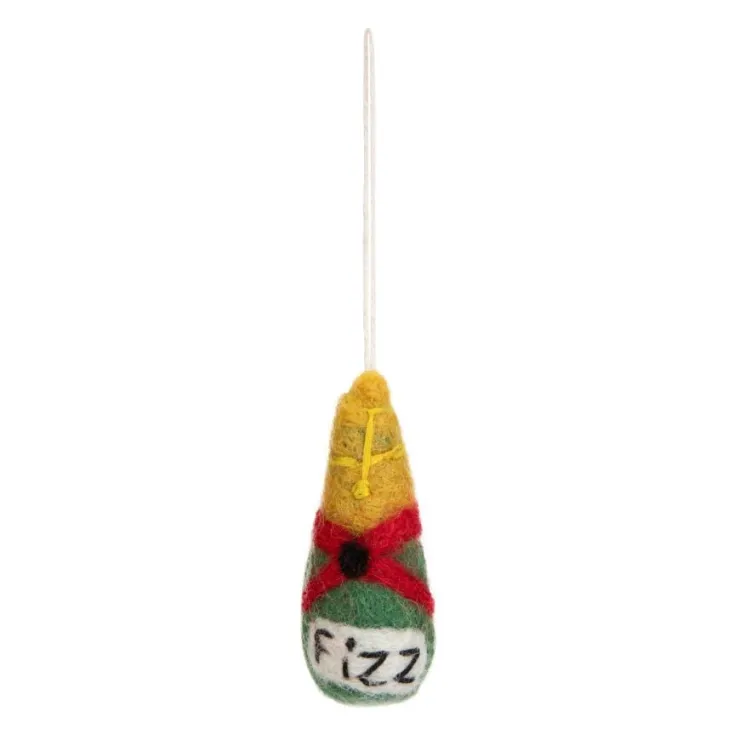 miniature_champagne_felt_decoration_0.webp Online Miniature Champagne Felt Decoration Decorations