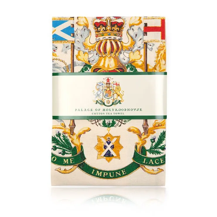 palace_of_holyroodhouse_crest_tea_towel_1.webp Sale Palace Of Holyroodhouse Crest Tea Towel Home Linens