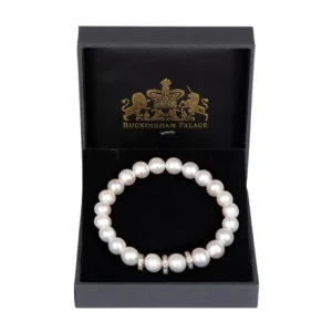 Clearance Pearl And Crystal Disc Bracelet Bracelets