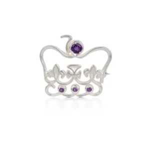 Best Sale Platinum Jubilee Limited Edition Silver Brooch Brooches