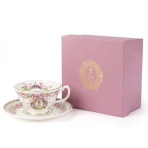 Clearance Queen Elizabeth Ii Commemorative Teacup And Saucer Cups & Saucers