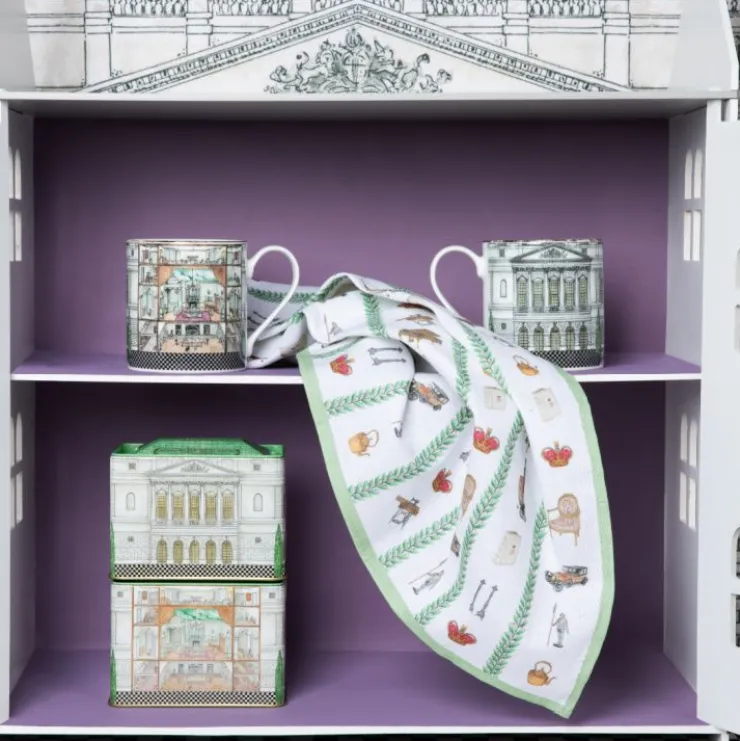 queen_marys_dolls_house_tea_towel_2.webp Cheap Queen Mary'S Dolls' House Tea Towel Home Linens