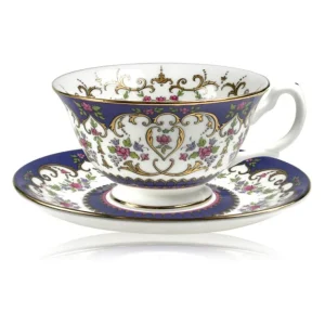Cheap Queen Victoria Teacup And Saucer Afternoon Tea