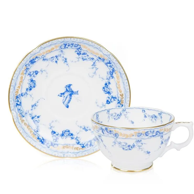 royal_birdsong_gilded_breakfast_cup_and_saucer_0.webp Cheap Royal Birdsong Gilded Breakfast Cup And Saucer Royal Birdsong