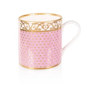Clearance Sevres Pink Coffee Mug Tankards & Mugs