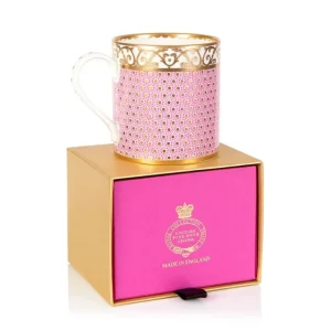 Clearance Sevres Pink Coffee Mug Tankards & Mugs