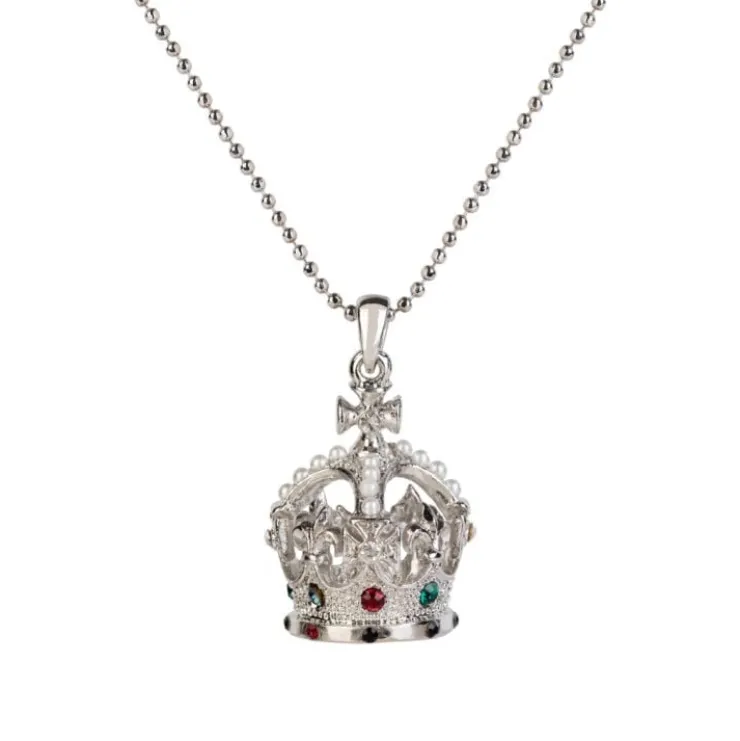 silver_crown_necklace_0.webp Cheap Silver Crown Necklace Necklaces