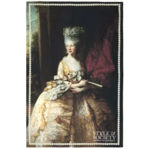 Fashion Style & Society Queen Charlotte Tea Towel Home Linens