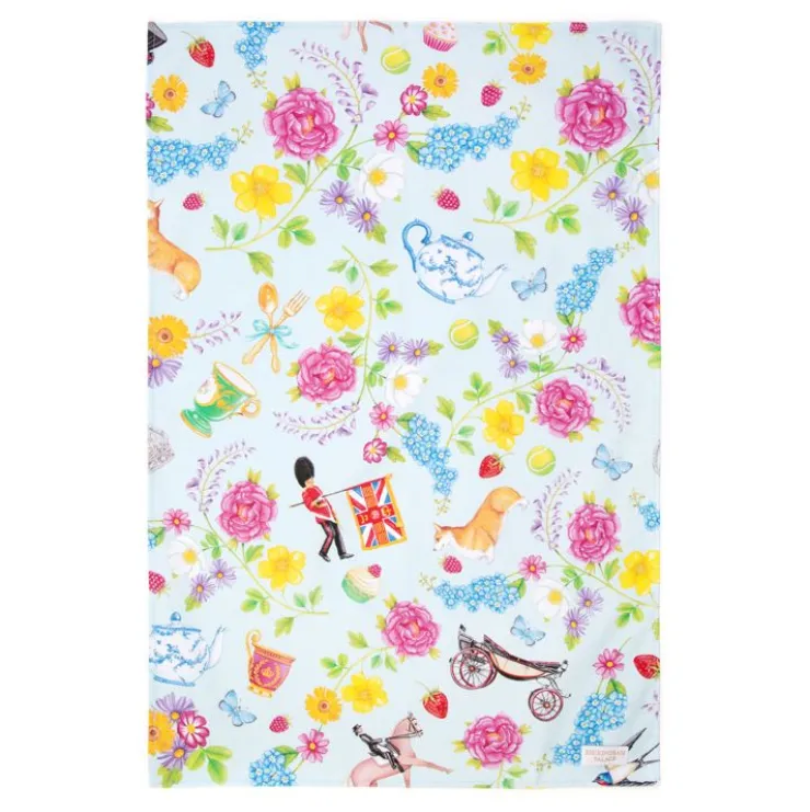 the_summertime_blue_tea_towel_0.webp Clearance The Summertime Blue Tea Towel Home Linens