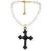 Cheap Vicki Sarge Black Cross Necklace Vicki Sarge
