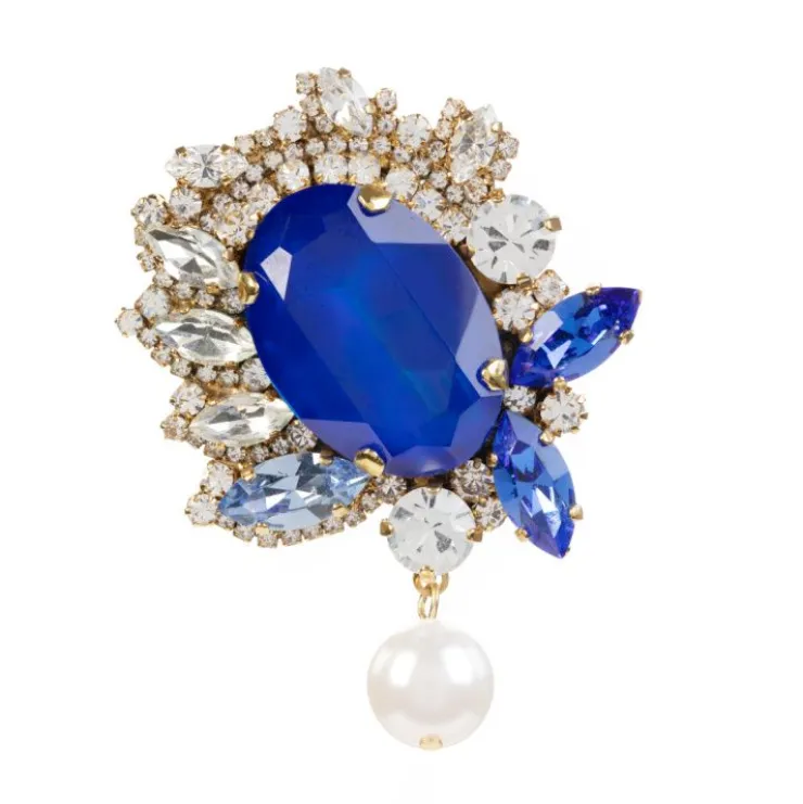 vicki_sarge_blue_crystal_brooch_0.webp Discount Vicki Sarge Blue Crystal Brooch Brooches