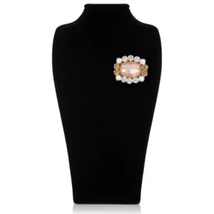 Best Sale Vicki Sarge Pink Crystal Brooch Brooches