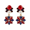 Best Vicki Sarge Red, White And Blue Large Drop Earrings Earrings
