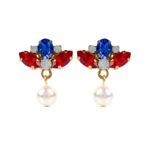 Online Vicki Sarge Red, White And Blue Small Drop Earrings Earrings